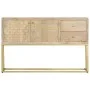 Solid golden mango wood sideboard 120x30x75 cm by , Sideboards - Ref: Foro24-286500, Price: 264,91 €, Discount: %