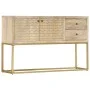 Solid golden mango wood sideboard 120x30x75 cm by , Sideboards - Ref: Foro24-286500, Price: 264,91 €, Discount: %