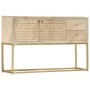 Solid golden mango wood sideboard 120x30x75 cm by , Sideboards - Ref: Foro24-286500, Price: 264,91 €, Discount: %