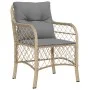 9-piece garden dining set with beige synthetic rattan cushions by , Garden sets - Ref: Foro24-3212079, Price: 1,00 €, Discoun...