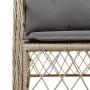 9-teiliges Garten-Essset mit beigen Kissen aus synthetischem Rattan von , Gartensets - Ref: Foro24-3212079, Preis: 1,00 €, Ra...