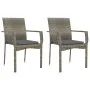 Garden dining set 7 pieces and gray synthetic rattan cushions by , Garden sets - Ref: Foro24-3213504, Price: 572,50 €, Discou...