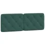 Estructura cama con cabecero terciopelo verde oscuro 140x190 cm de , Camas y somieres - Ref: Foro24-3207920, Precio: 204,18 €...