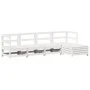 Gartensofa-Set 5-teilig aus massivem weißem Kiefernholz von , Gartensets - Ref: Foro24-3250837, Preis: 331,53 €, Rabatt: %