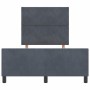 Estructura de cama Gris oscuro 120 x 200 cm Terciopelo