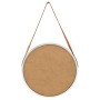 Wall mirror with silver strap 50 cm by vidaXL, Mirrors - Ref: Foro24-320366, Price: 42,42 €, Discount: %