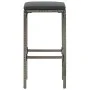 Garden table and stools 5 pcs acacia wood PE rattan gray by , Garden sets - Ref: Foro24-3295271, Price: 233,52 €, Discount: %