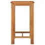 Garden table and stools 5 pcs acacia wood PE rattan gray by , Garden sets - Ref: Foro24-3295271, Price: 233,52 €, Discount: %
