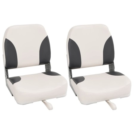 2 Stück klappbare Bootssitze mit hoher Rückenlehne, 41 x 36 x 48 cm von , Segelboote - Ref: Foro24-3284294, Preis: 129,03 €, ...