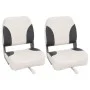 2 Stück klappbare Bootssitze mit hoher Rückenlehne, 41 x 36 x 48 cm von , Segelboote - Ref: Foro24-3284294, Preis: 126,29 €, ...