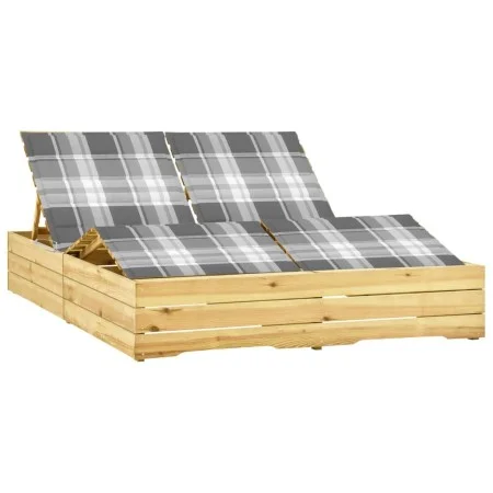 Tumbona doble y cojines madera de pino impregnada von , Liegen - Ref: Foro24-3065998, Preis: 308,56 €, Rabatt: %