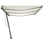 Manuell einziehbare Markise mit cremefarbenem LED-Licht 600 x 300 cm von , Markisen - Ref: Foro24-3069802, Preis: 597,38 €, R...