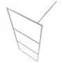 Accessible shower screen frosted ESG glass 90x195 cm by vidaXL, Shower walls and screens - Ref: Foro24-146646, Price: 186,06 ...