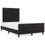Estructura de cama con cabecera Negro 120 x 200 cm Terciopelo