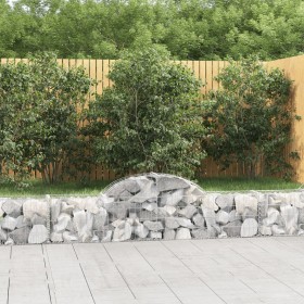 Cestas de gaviones 13 uds forma de arco hierro 200x30x40/60 cm de , Maceteros y jardineras - Ref: Foro24-3146058, Precio: 567...