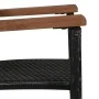5-teiliges Garten-Ess-Set aus schwarzem synthetischem Rattan von , Gartensets - Ref: Foro24-3156684, Preis: 364,40 €, Rabatt: %