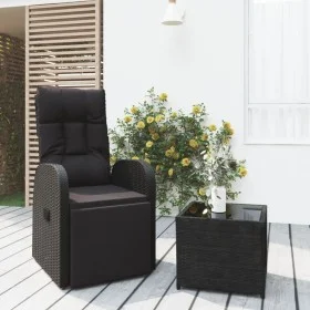 2-piece garden furniture set synthetic rattan and black steel by , Garden sets - Ref: Foro24-3157661, Price: 211,97 €, Discou...