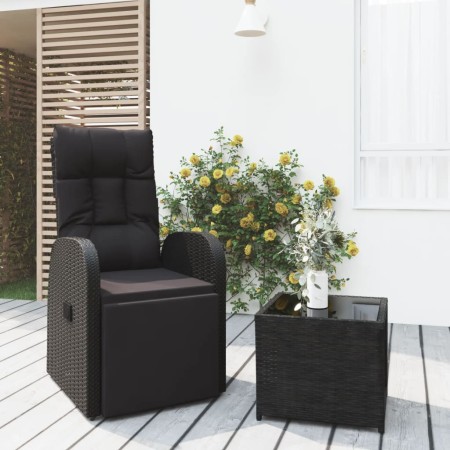 2-piece garden furniture set synthetic rattan and black steel by , Garden sets - Ref: Foro24-3157661, Price: 222,12 €, Discou...
