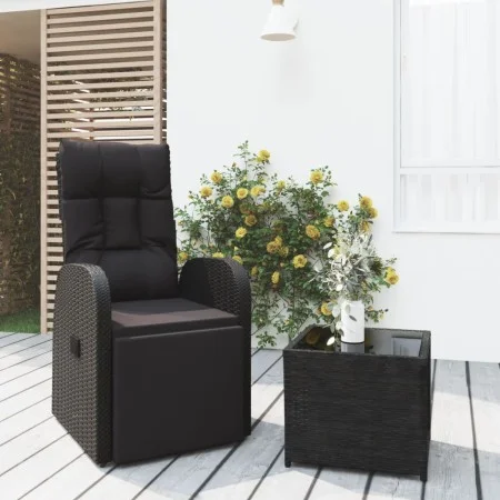 2-piece garden furniture set synthetic rattan and black steel by , Garden sets - Ref: Foro24-3157661, Price: 211,97 €, Discou...