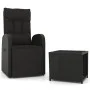 2-piece garden furniture set synthetic rattan and black steel by , Garden sets - Ref: Foro24-3157661, Price: 211,97 €, Discou...