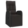 2-piece garden furniture set synthetic rattan and black steel by , Garden sets - Ref: Foro24-3157661, Price: 211,97 €, Discou...