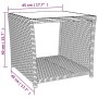 Gartenmöbel-Set 2-teilig aus synthetischem Rattan und schwarzem Stahl von , Gartensets - Ref: Foro24-3157661, Preis: 220,90 €...