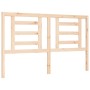 Double bed frame with solid wood headboard by vidaXL, Beds and slatted bases - Ref: Foro24-3194706, Price: 144,95 €, Discount: %