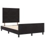 Estructura de cama con cabecera Negro 120 x 200 cm Terciopelo