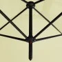 Sombrilla doble con poste de acero color arena 600x300 cm de , Sombrillas - Ref: Foro24-312555, Precio: 160,22 €, Descuento: %