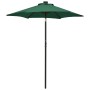 Regenschirm mit LED-Leuchten, grünes Aluminium, 200 x 211 cm von , Sonnenschirme - Ref: Foro24-313558, Preis: 84,89 €, Rabatt: %