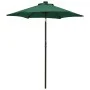 Sombrilla con luces LED aluminio verde 200x211 cm de , Sombrillas - Ref: Foro24-313558, Precio: 82,75 €, Descuento: %