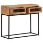 Solid acacia wood console table 90x35x76 cm by , Side tables - Ref: Foro24-323505, Price: 115,07 €, Discount: %
