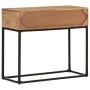 Solid acacia wood console table 90x35x76 cm by , Side tables - Ref: Foro24-323505, Price: 113,99 €, Discount: %