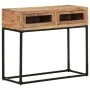 Solid acacia wood console table 90x35x76 cm by , Side tables - Ref: Foro24-323505, Price: 113,99 €, Discount: %