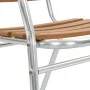 Stapelbare Gartenstühle 4 Einheiten aus Aluminium und silbernem WPC von , Gartenstühle - Ref: Foro24-48710, Preis: 274,79 €, ...