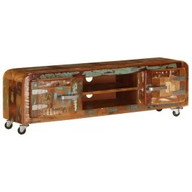 Fernsehschrank aus recyceltem Massivholz, 120 x 30 x 36 cm von , TV-Möbel - Ref: Foro24-247512, Preis: 293,90 €, Rabatt: %
