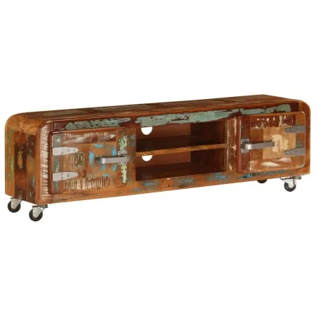 Fernsehschrank aus recyceltem Massivholz, 120 x 30 x 36 cm von , TV-Möbel - Ref: Foro24-247512, Preis: 293,90 €, Rabatt: %