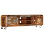 Fernsehschrank aus recyceltem Massivholz, 120 x 30 x 36 cm von , TV-Möbel - Ref: Foro24-247512, Preis: 299,52 €, Rabatt: %
