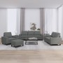 4-piece sofa set dark gray fabric by , Sofas - Ref: Foro24-3201875, Price: 778,94 €, Discount: %