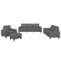 4-piece sofa set dark gray fabric by , Sofas - Ref: Foro24-3201875, Price: 778,94 €, Discount: %