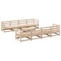 Gartensofa-Set 9-teilig aus massivem Kiefernholz von , Gartensets - Ref: Foro24-3299353, Preis: 459,81 €, Rabatt: %