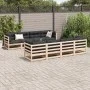 Gartensofa-Set 9-teilig aus massivem Kiefernholz von , Gartensets - Ref: Foro24-3299353, Preis: 441,26 €, Rabatt: %