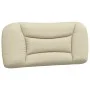 Bed with cream fabric mattress 80x200 cm by , Beds and slatted bases - Ref: Foro24-3208497, Price: 291,27 €, Discount: %
