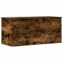 Smoked oak engineered wood storage box 100x42x46 cm by , Storage trunks - Ref: Foro24-840664, Price: 90,46 €, Discount: %