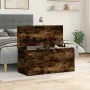 Smoked oak engineered wood storage box 100x42x46 cm by , Storage trunks - Ref: Foro24-840664, Price: 90,46 €, Discount: %