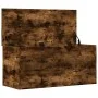 Smoked oak engineered wood storage box 100x42x46 cm by , Storage trunks - Ref: Foro24-840664, Price: 90,46 €, Discount: %