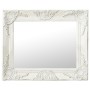 Espejo de pared estilo barroco blanco 50x40 cm de vidaXL, Espejos - Ref: Foro24-320308, Precio: 44,71 €, Descuento: %