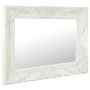 Weißer Wandspiegel im Barockstil 50x40 cm von vidaXL, Spiegel - Ref: Foro24-320308, Preis: 43,50 €, Rabatt: %