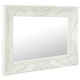Weißer Wandspiegel im Barockstil 50x40 cm von vidaXL, Spiegel - Ref: Foro24-320308, Preis: 44,44 €, Rabatt: %
