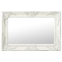 Weißer Wandspiegel im Barockstil 60x40 cm von vidaXL, Spiegel - Ref: Foro24-320328, Preis: 44,69 €, Rabatt: %